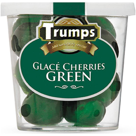 Trumps Baking Glace Cherries Green 75g