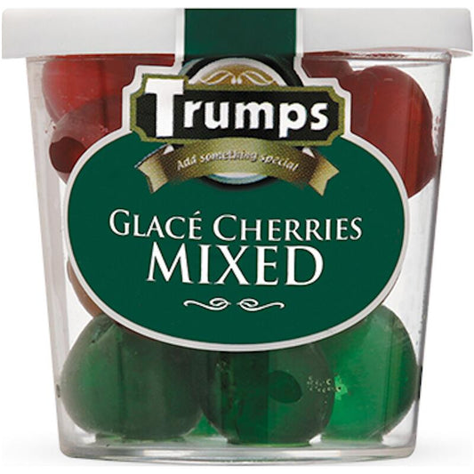 Trumps Baking Glace Cherries Mixed 75g