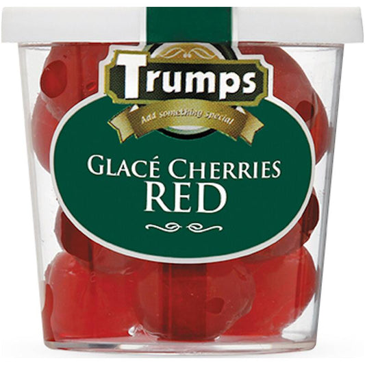 Trumps Baking Glace Cherries Red 75g