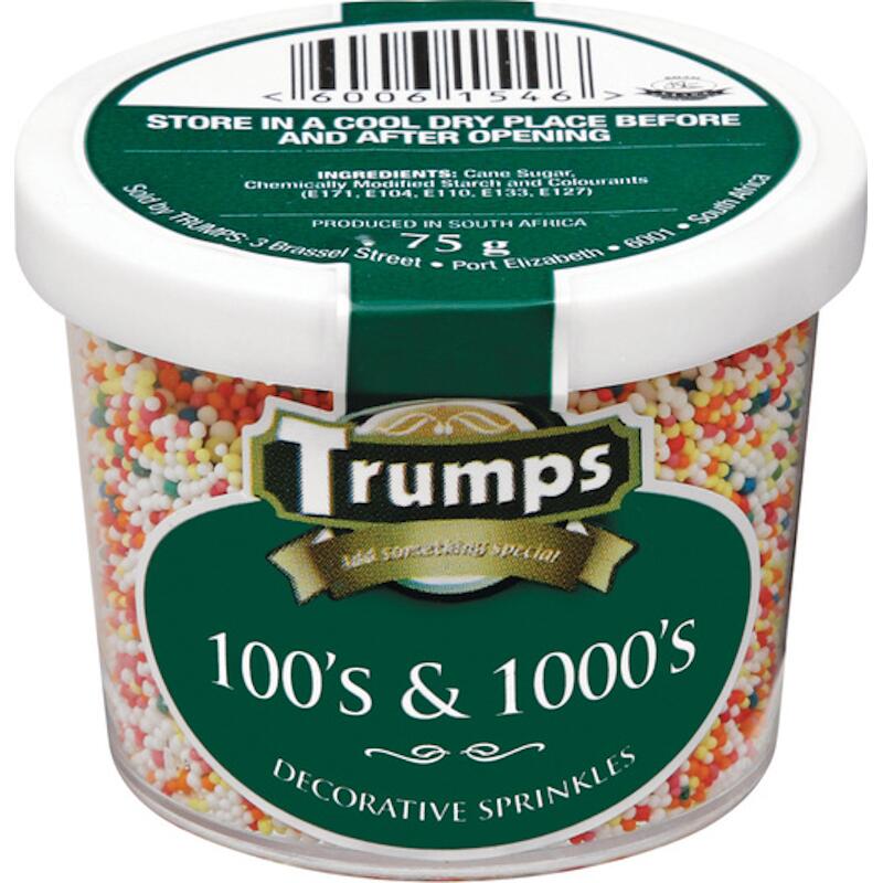 Trumps Baking Sprinkles 100s And 1000s 75g