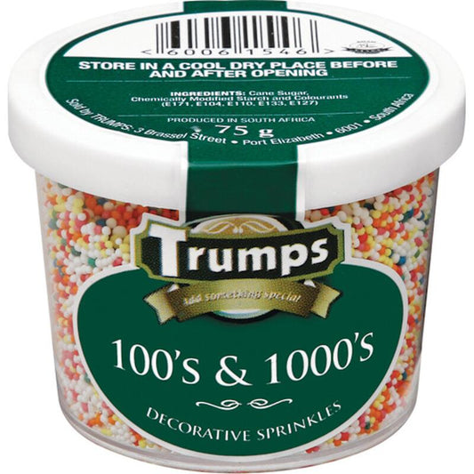 Trumps Baking Sprinkles 100s And 1000s 75g