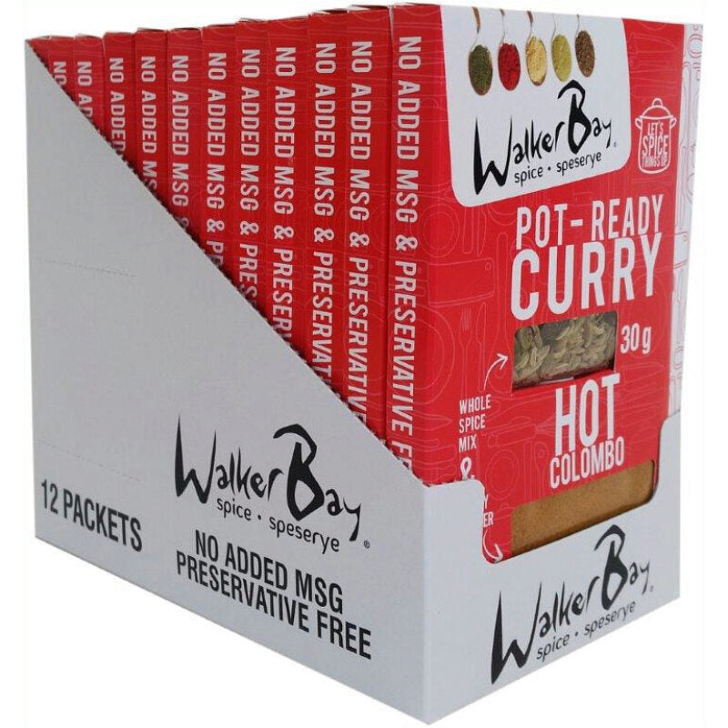Walker Bay Pot Ready Curry Hot Colombo 30g