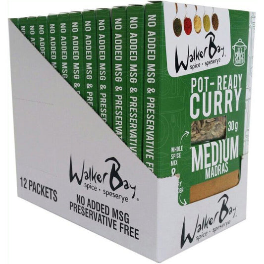 Walker Bay Pot Ready Curry Medium Madras 30g