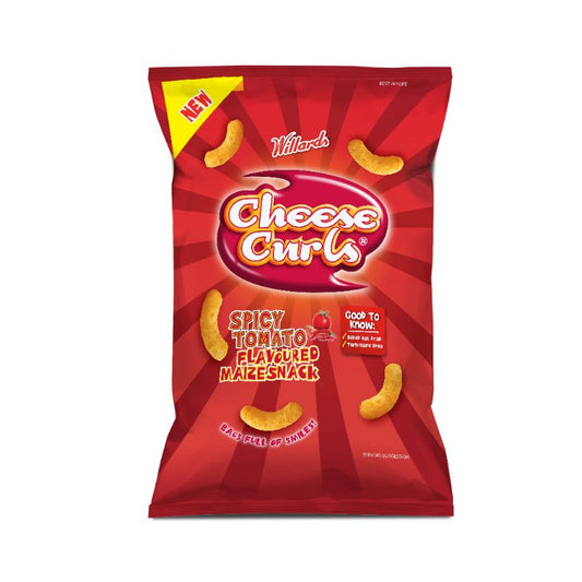 Willards Cheese Curls Spicy Tomato 90g