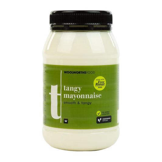 Woolworths Tangy Mayonnaise 750g